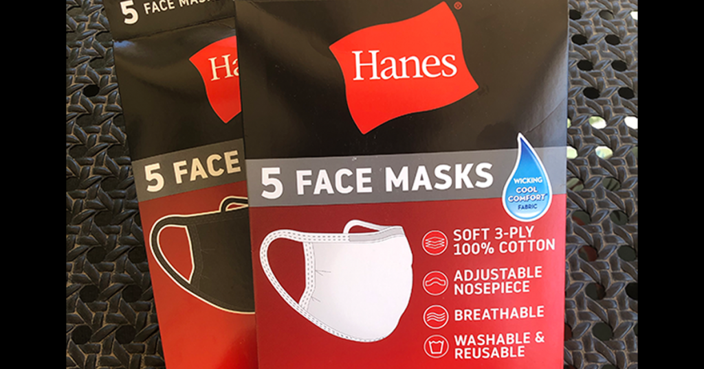 Hanes face mask underwear